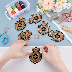 8Pcs 2 Styles Polyester with Iron Patches&nbsp;PATC-HY0001-82