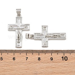 Easter Brass Micro Pave Clear Cubic Zirconia Pendants&nbsp;CU-CBADC6C-09P-02