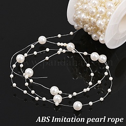 10M Acrylic Imitation Pearl Beaded Trim Garland Strand&nbsp;AJEW-YW0001-46