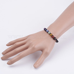 Natural Gemstone Beads Braided Bracelets&nbsp;X-BJEW-JB02949