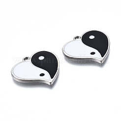 Eco-Friendly Alloy Enamel Pendants&nbsp;X-ENAM-T011-48P-NR