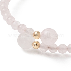 Natural Gemstone Beaded Cuff Bangles&nbsp;BJEW-JB13328