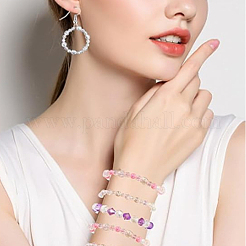 150Pcs Transparent Glass Beads&nbsp;GLAA-HY0001-33