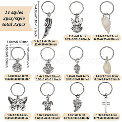 33Pcs Ocean Theme DIY Hair Accessories&nbsp;PALLOY-PH01468