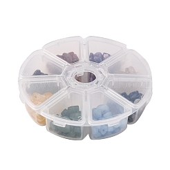 8 Colors Natural Stones Chip Bead Sets&nbsp;G-FS0002-33