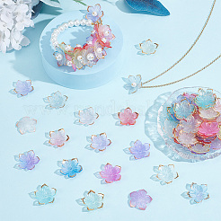 200Pcs Transparent Acrylic Bead Caps&nbsp;TACR-UN0001-05