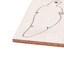 Cottonwood Woven Net/Web Pendants Making Kit&nbsp;WOOD-WH0112-57