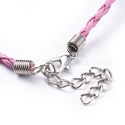 Trendy Braided Imitation Leather Bracelet Making&nbsp;BJEW-S076-015