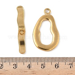 304 Stainless Steel Toggle Clasps&nbsp;STAS-Z153-03G-01
