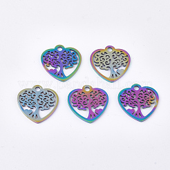 Ion Plating(IP) 201 Stainless Steel Pendants&nbsp;STAS-S105-JN193