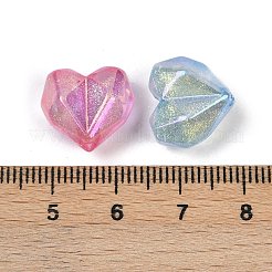 UV Plating & Luminous Transparent Acrylic Beads&nbsp;MACR-L007-21