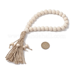 Handmade Wood Beads Door Hanging Ornaments&nbsp;HJEW-JM02971