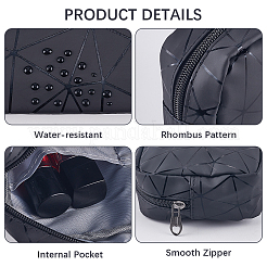 PU Leahther Cosmetic Zipper Bags&nbsp;AJEW-WH20017-49A