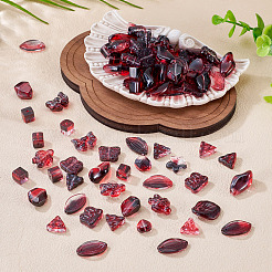 125G Gradient Color Transparent Glass Beads&nbsp;GLAA-TA0003-58D