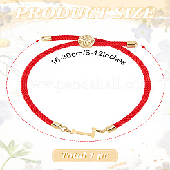 1Pc Adjustable Nylon Cord Slider Bracelets for Women&nbsp;BJEW-LP0001-32L-02