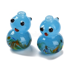 Handmade Lampwork Beads Strands&nbsp;LAMP-A005-04B