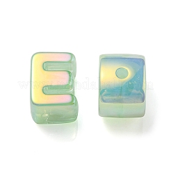 Opaque Rainbow Iridescent Acrylic Beads&nbsp;OACR-P010-23D