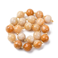 Natural Topaz Jade Beads Strands&nbsp;G-C249-A23-16MM