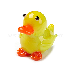 Handmade Lampwork Miniature Duck Ornaments&nbsp;LAMP-C011-01