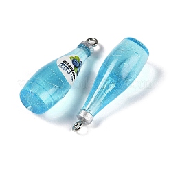 Transparent Resin Pendants&nbsp;RESI-D074-03