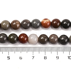 Natural Picture Jasper Beads Strands&nbsp;G-H037-A01-02