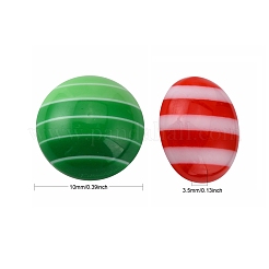 Striped Resin Cabochons&nbsp;CRES-R002-3