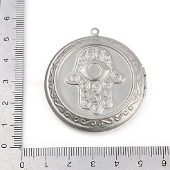 304 Stainless Steel Locket Pendants&nbsp;STAS-M090-04P