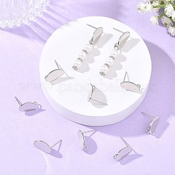 SHEGRACE Brass Stud Earring Findings&nbsp;XGRQ6M012-907P