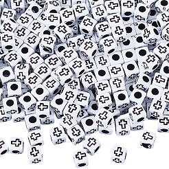 1000Pcs Craft Style Acrylic Beads&nbsp;MACR-PA0001-77