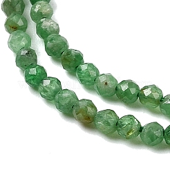 Natural Green Garnet Beads Strands&nbsp;G-G294-A03-2mm