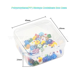 Handmade Millefiori Glass Beads&nbsp;LK-YW0001-05