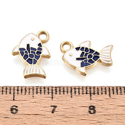 304 Stainless Steel Enamel Pendants&nbsp;STAS-T068-25B