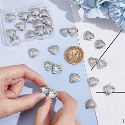 316 Stainless Steel Locket Pendants&nbsp;STAS-UN0055-04