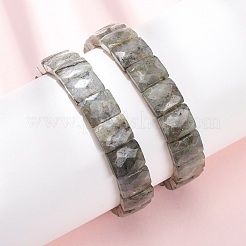 Natural & Synthetic Mixed Gemstone Faceted Beaded Stretch Bracelets for Women&nbsp;BJEW-K251-08