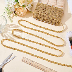 Polyester Braided Lace Trim Ribbon for Curtain Sofa Decoration&nbsp;OCOR-WH0105-013B-01