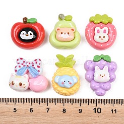 Animal Theme Opaque Resin Cabochons&nbsp;CRES-T027-01M