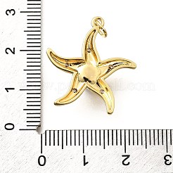 Brass & ABS Plastic Imitation Pearl Pendants&nbsp;KK-S508-01G