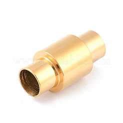 Ion Plating(IP) 304 Stainless Steel Magnetic Clasps with Glue-in Ends&nbsp;STAS-F276-04G