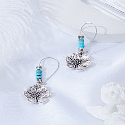 1Pair Alloy Hoop Earrings&nbsp;EJEW-LP0012-04AS