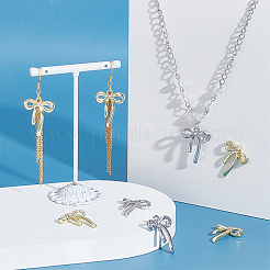 32Pcs 2 Colors Rack Plating Alloy Pendants&nbsp;FIND-UN0007-54