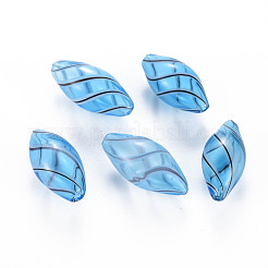 Transparent Handmade Blown Glass Globe Beads&nbsp;GLAA-T012-09