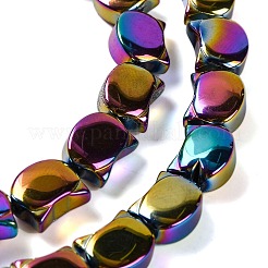 Electroplate Glass Beads Strands&nbsp;EGLA-Q128-09A-FP03