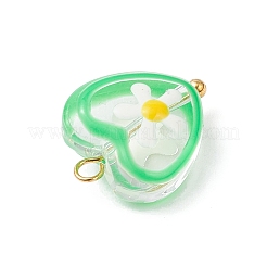 9Pcs 3 Colors Brass Glass  Pendants&nbsp;PALLOY-JF04529