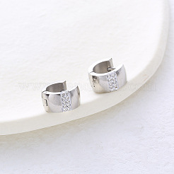 Stainless Steel Ring Hoop Earrings&nbsp;RE3226