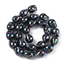 Electroplated Glass Beads Strands&nbsp;GLAA-Z013-01A-02