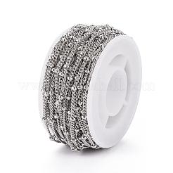 Tarnish Resistant 304 Stainless Steel Twisted Chains&nbsp;CHS-H007-23P