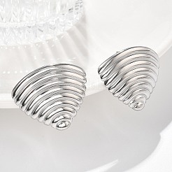 304 Stainless Steel Studs Earrings for Women&nbsp;EJEW-K306-22P