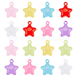 20Pcs Transparent Acrylic Pendants&nbsp;MACR-TADJ0001-05