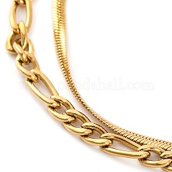 304 Stainless Steel Multi-Strand Chain Bracelets&nbsp;LS-BJEW-G711-03B-G