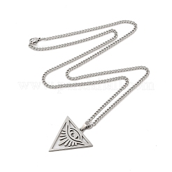 201 Stainless Steel Pendant Necklaces for Women&nbsp;NJEW-U018-01P-06